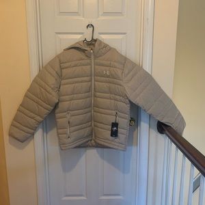 Under Armour Tan Puffer Coat